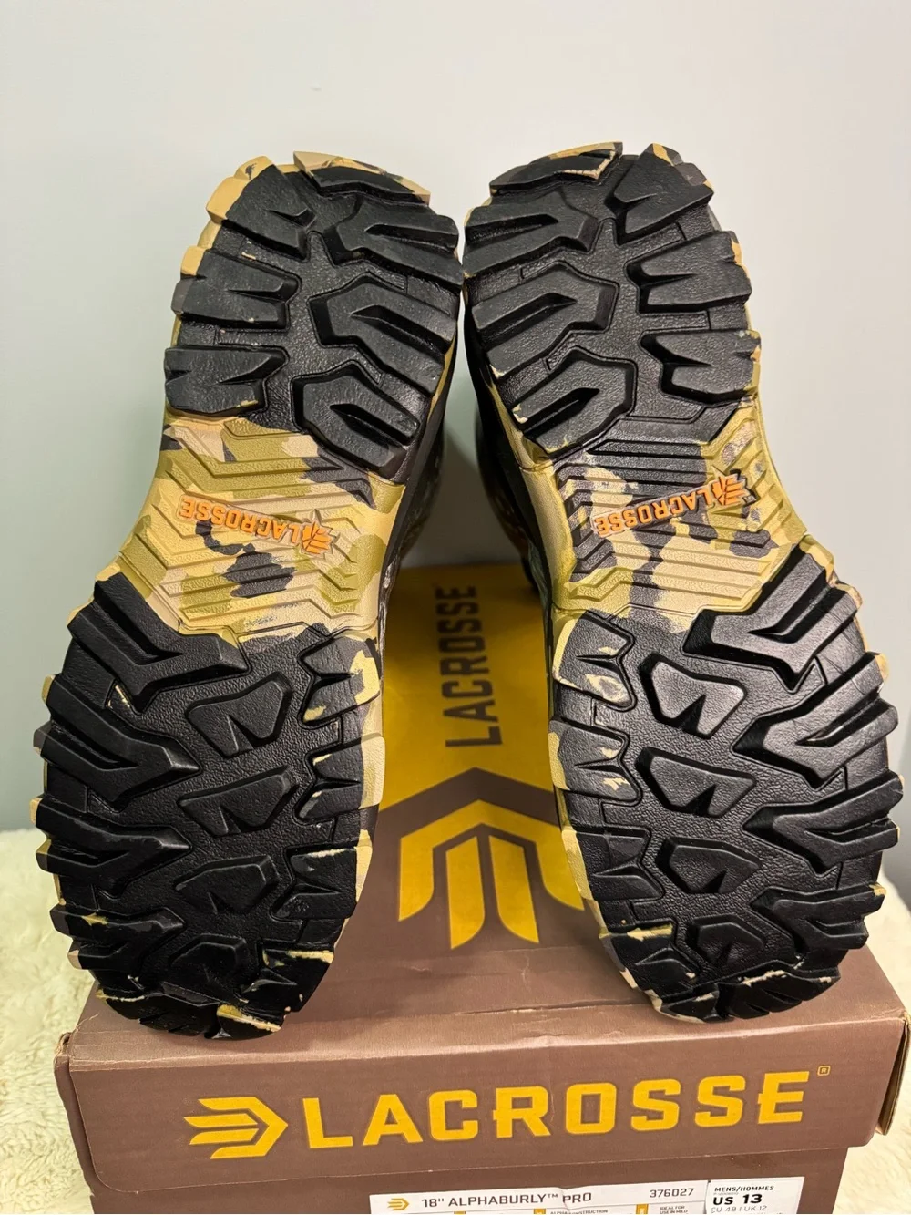 LaCrosse AlphaBurly Pro Hunting Boots for Men - Mossy Oak Break-Up Country